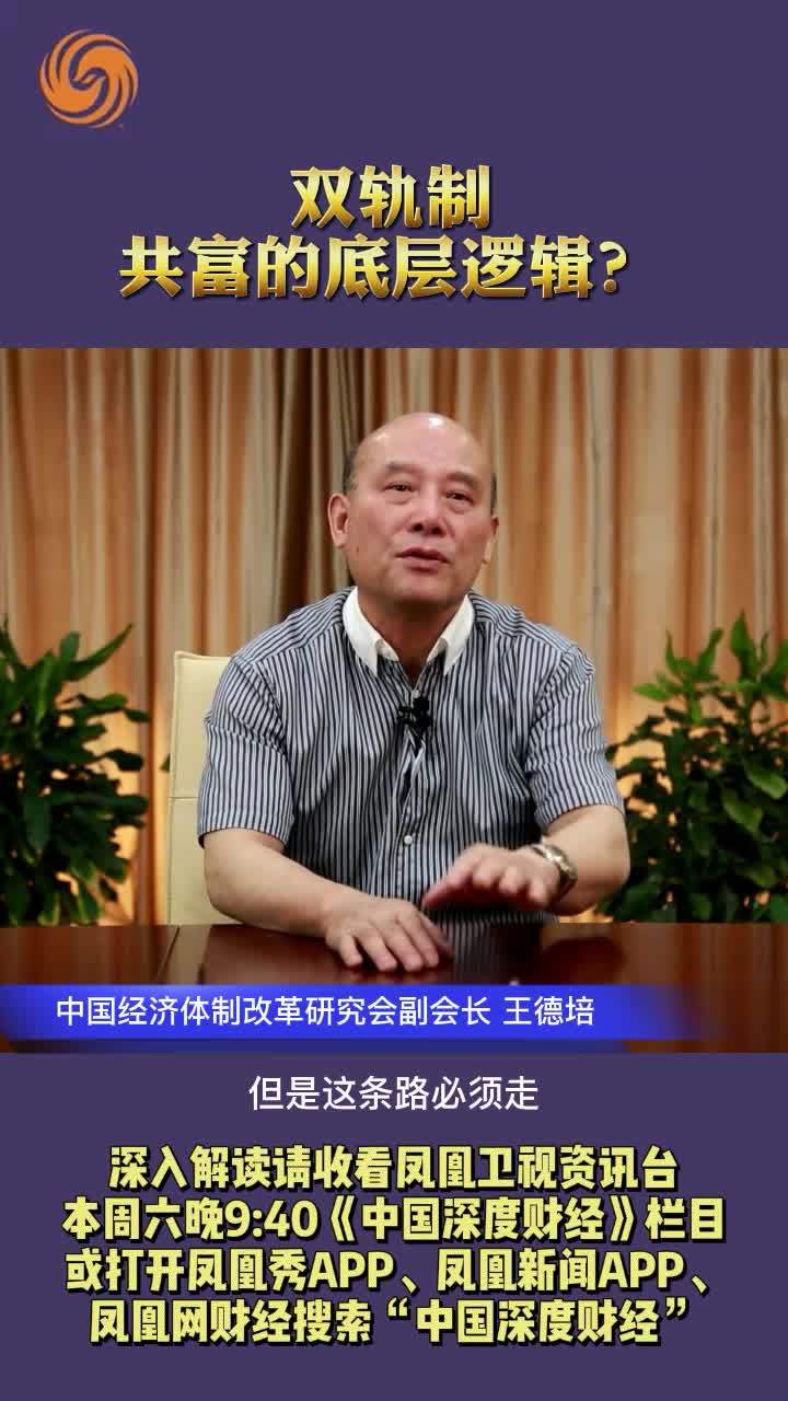 “双轨制”是共富的底层逻辑？