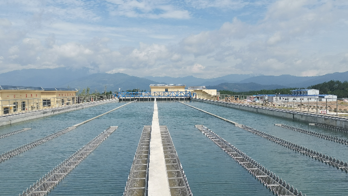 奉新县城乡供水一体化工程一期净水厂蓄水池实景