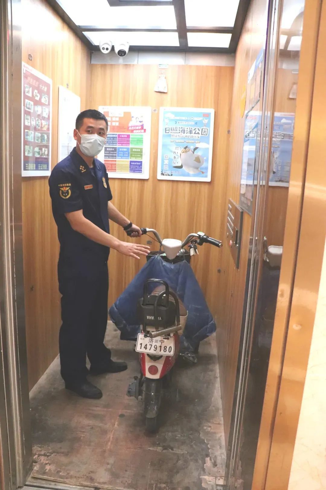 "电子眼"来了!济宁市全面推广应用电动车禁入电梯系统