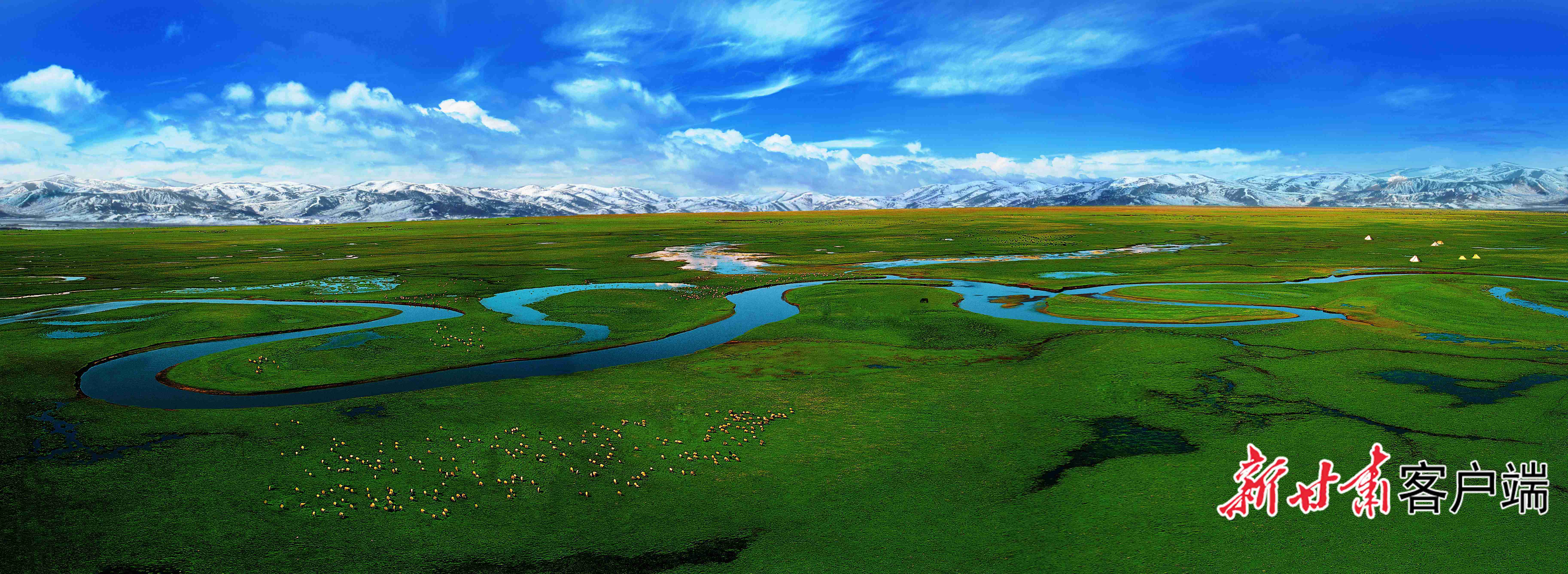 大美甘南，天下黄河第一湾。新甘肃&middot;甘肃日报记者 韦德占