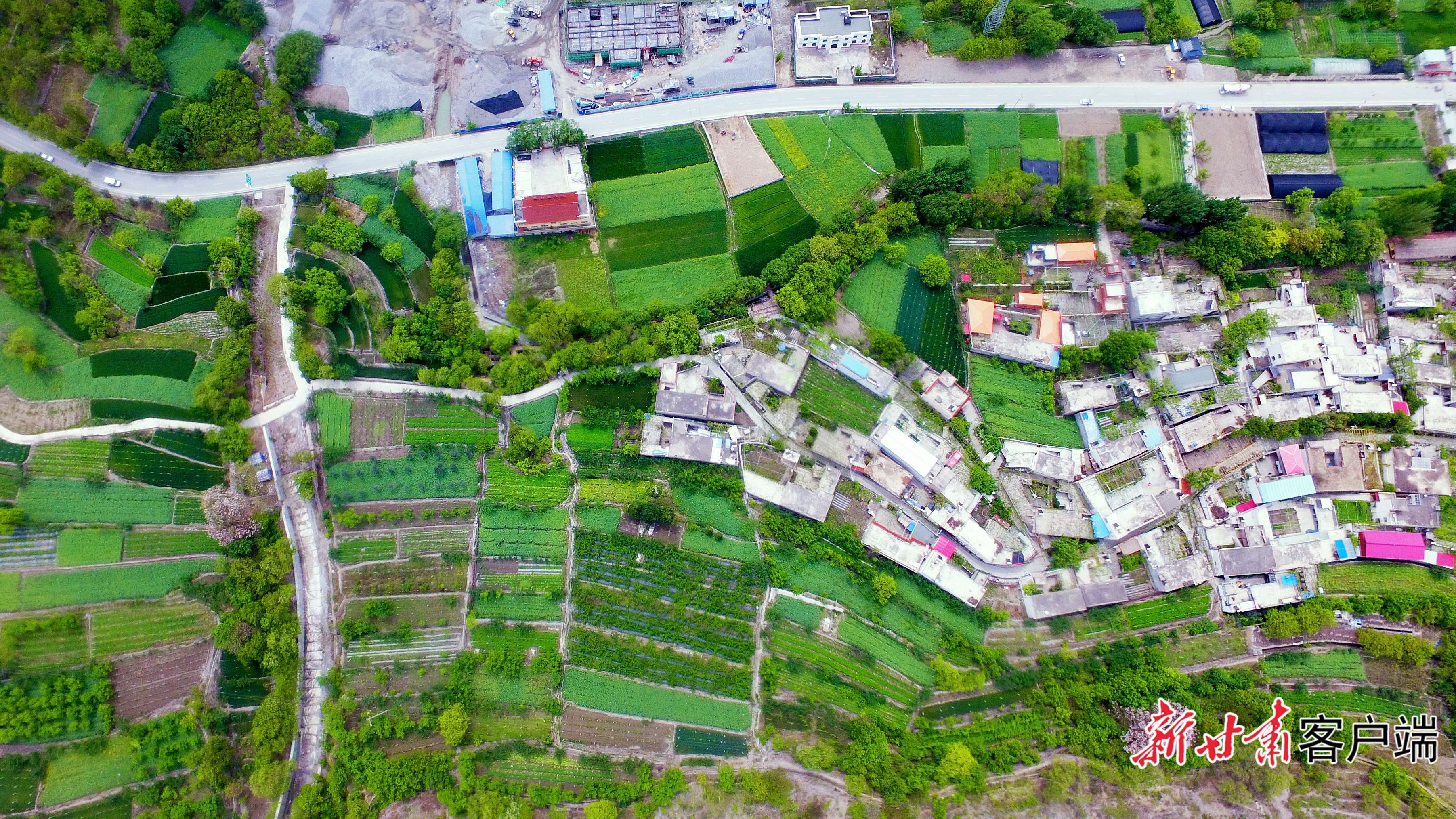 生态文明小康村舟曲县土桥子村。新甘肃&middot;甘肃日报记者 韦德占