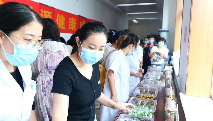 河北省首届药食同源健康成果展现场