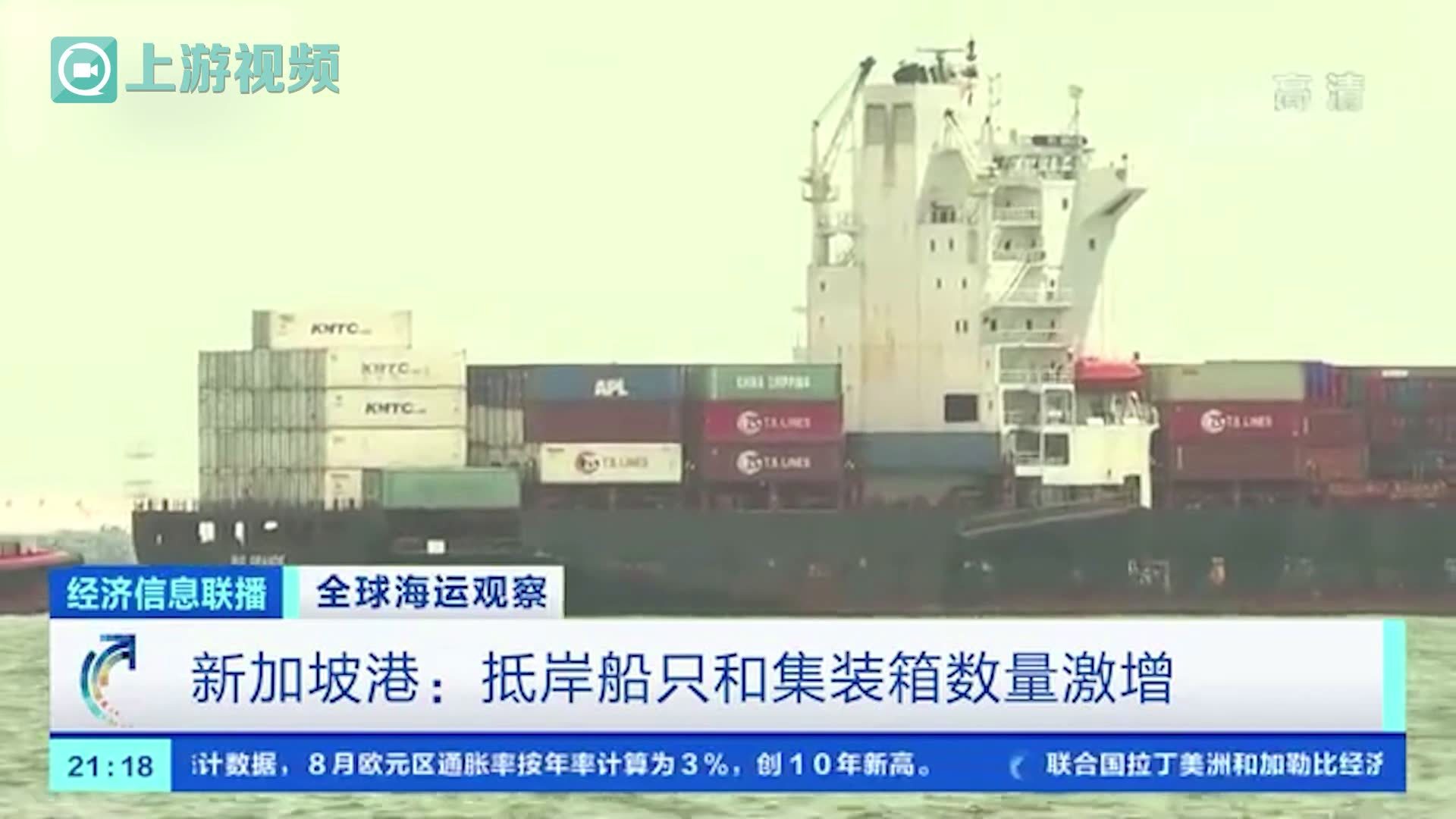 渝视频｜集装箱船运价飙升至一天10万美元