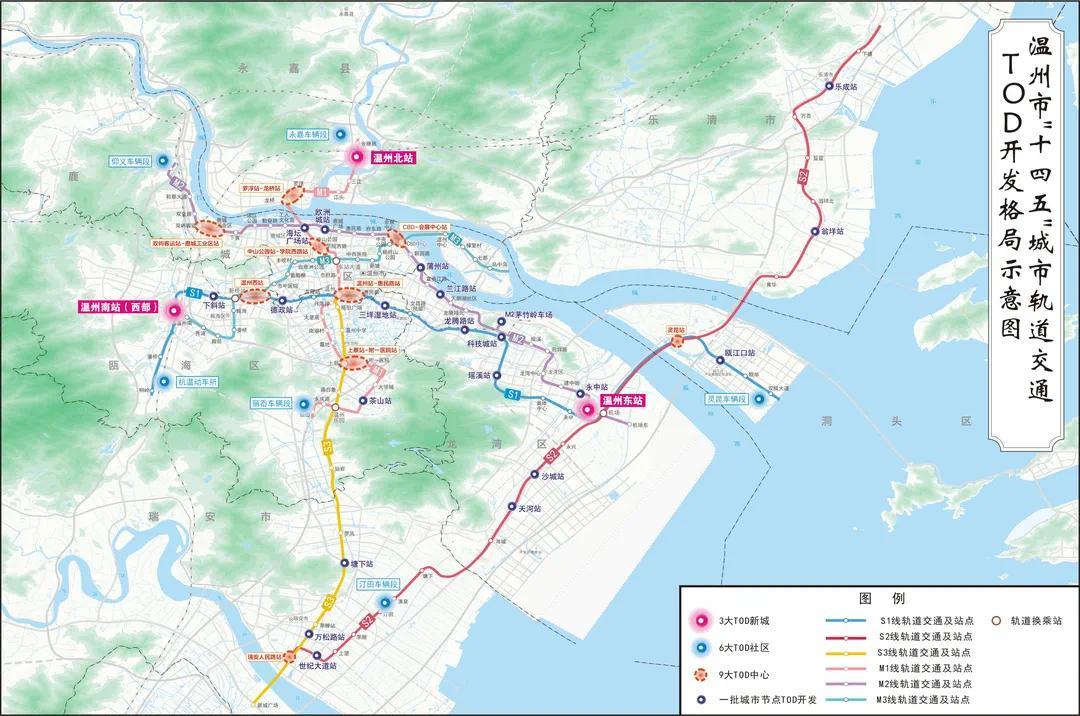 tod開發格局示意圖溫州市