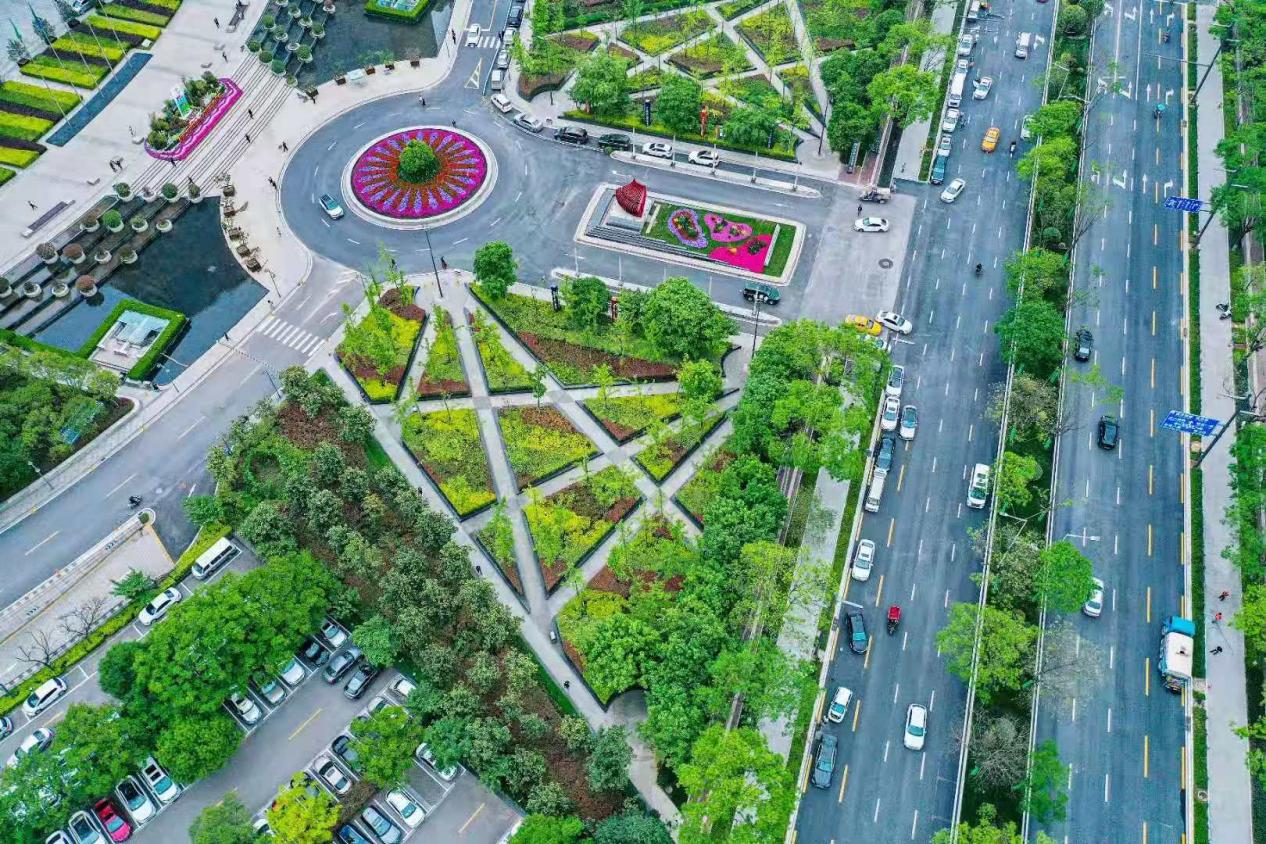 西安高新区道路焕新颜焕出幸福感