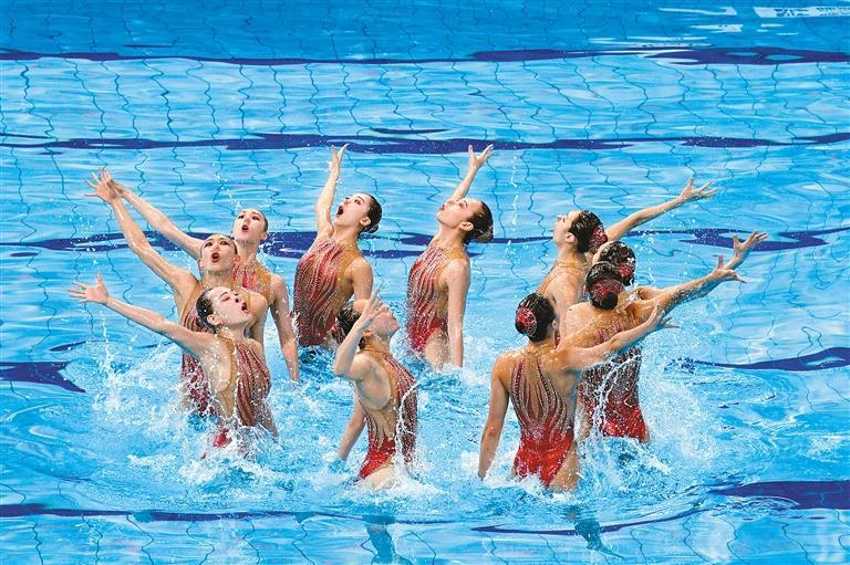 奥运水上芭蕾图片