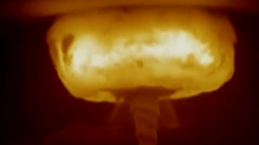 恐怖的人造太阳 830万吨级氢弹爆炸瞬间