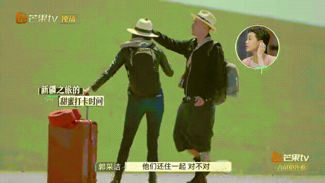 2,有时很甜蜜,他俩不总是剑拔弩张的,像是来参加《妻子的浪漫旅行》