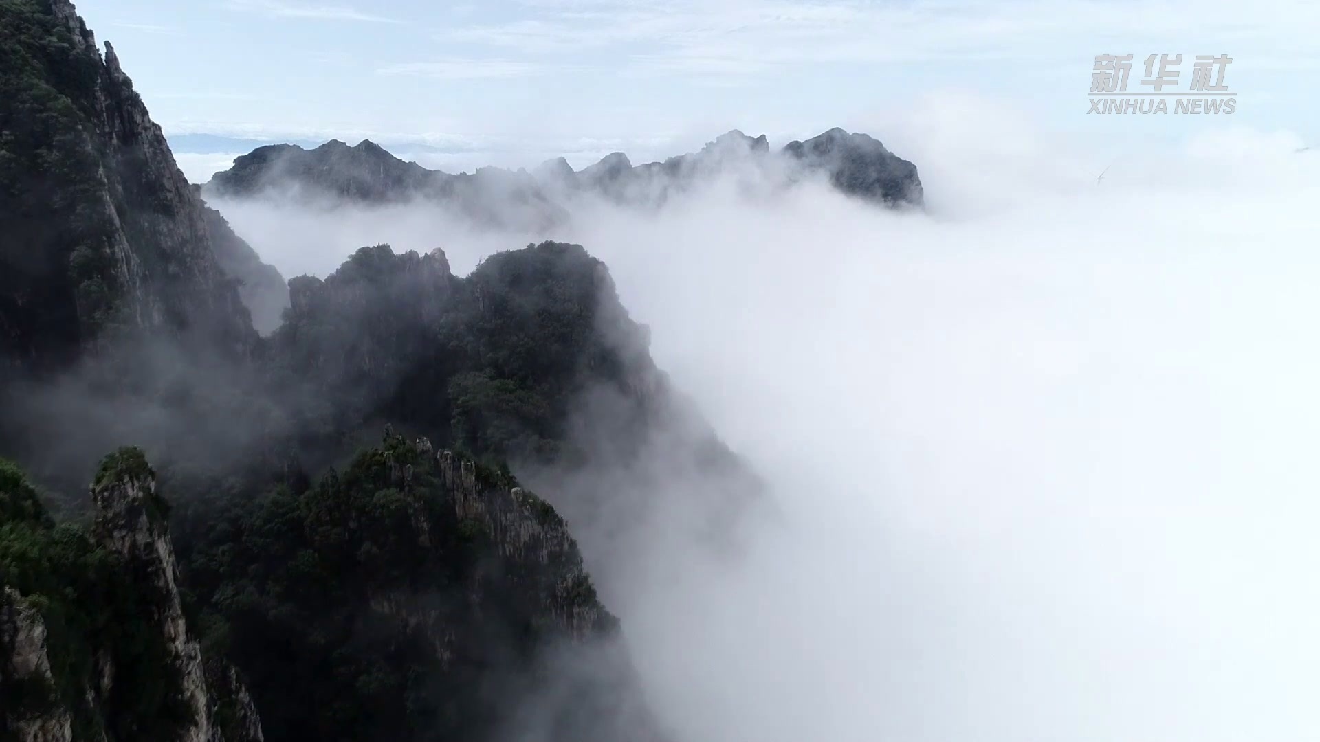 雨后五老峰景区美如画