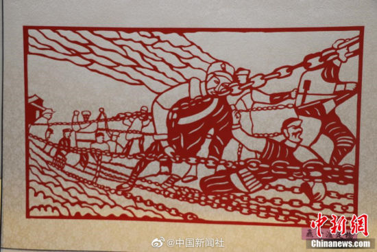 25米剪纸红邀您欣赏非遗长征史