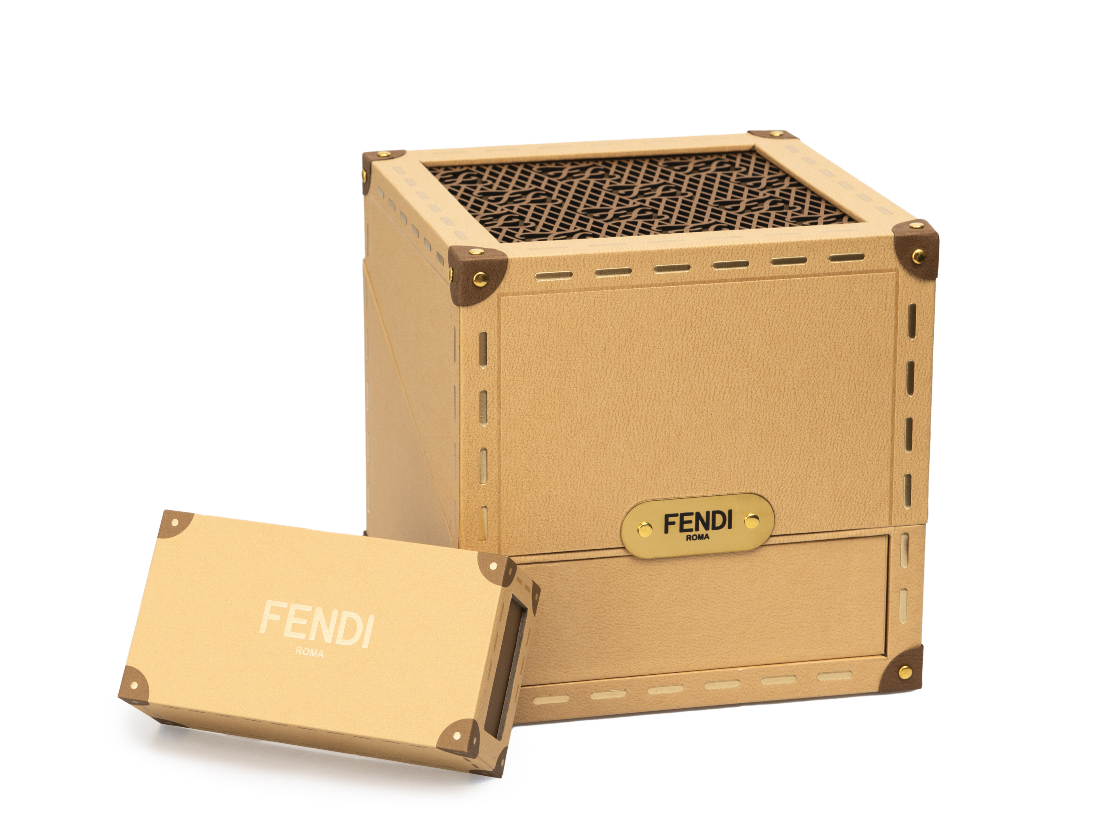 fendi2021中秋月饼礼盒简单而不失精致奢华