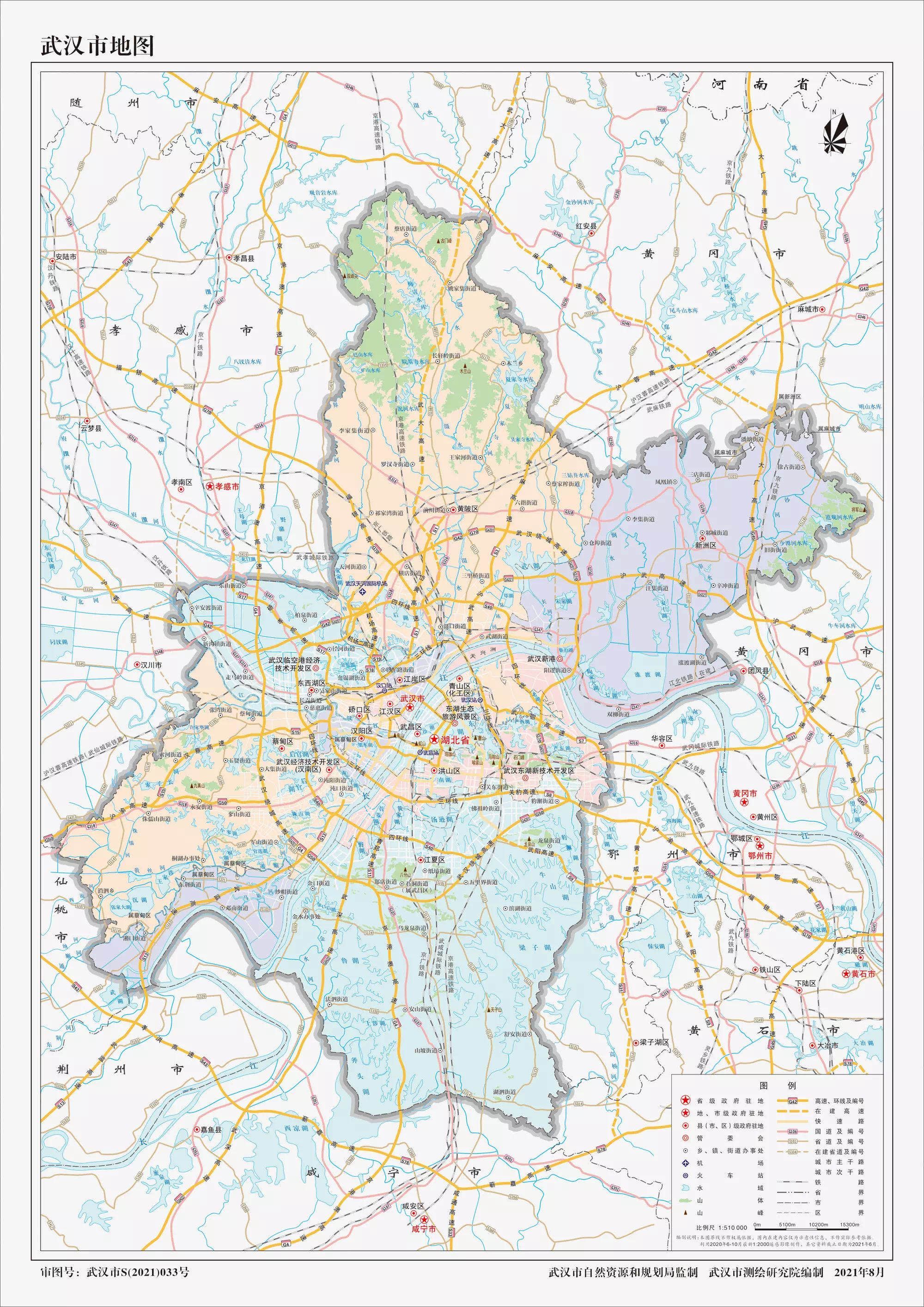 最新武汉地图为何没有东湖高新区市规划局回应