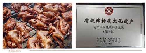 图6：田家烧鸡。来自保定文化旅游