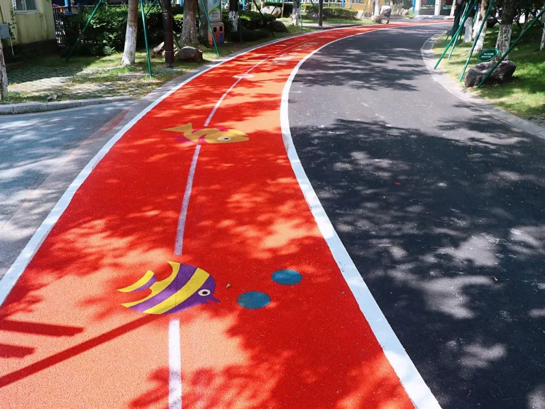 温岭市首条公园塑胶跑道改造完成快来体验