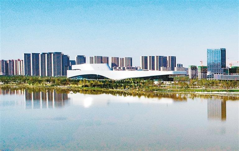 长安云:云横千里水天一色 灞河之畔显现新的城市之窗凤凰网陕西_凤凰