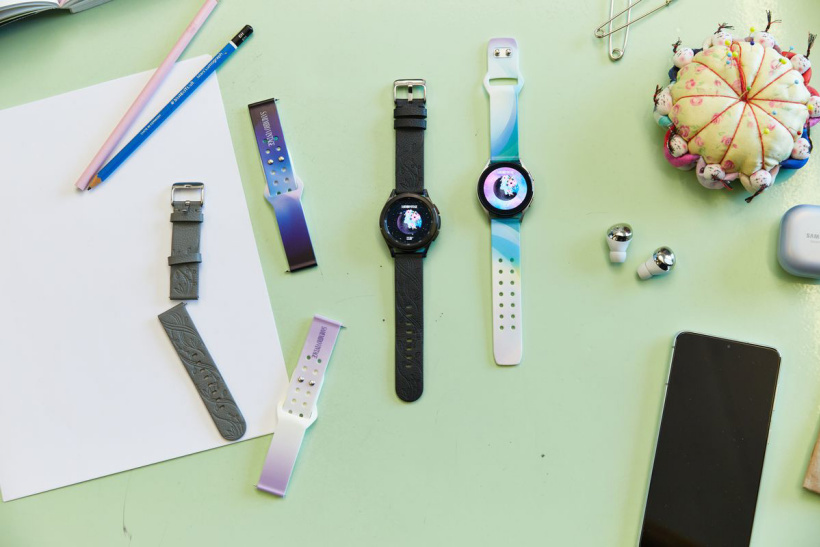 三星为Galaxy Watch 4推出环保表带 使用苹果皮制成插图