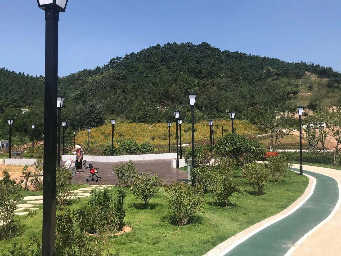 李沧区老虎山公园即将竣工开园