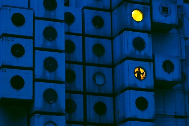 最早的“胶囊旅馆”。