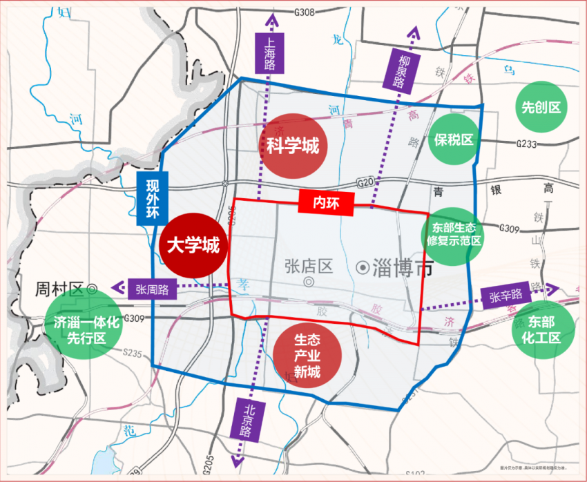 2022淄博大外环规划图图片