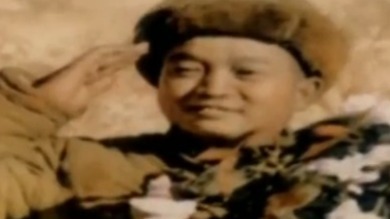 1952年，志愿军归国代表团向祖国人民汇报
