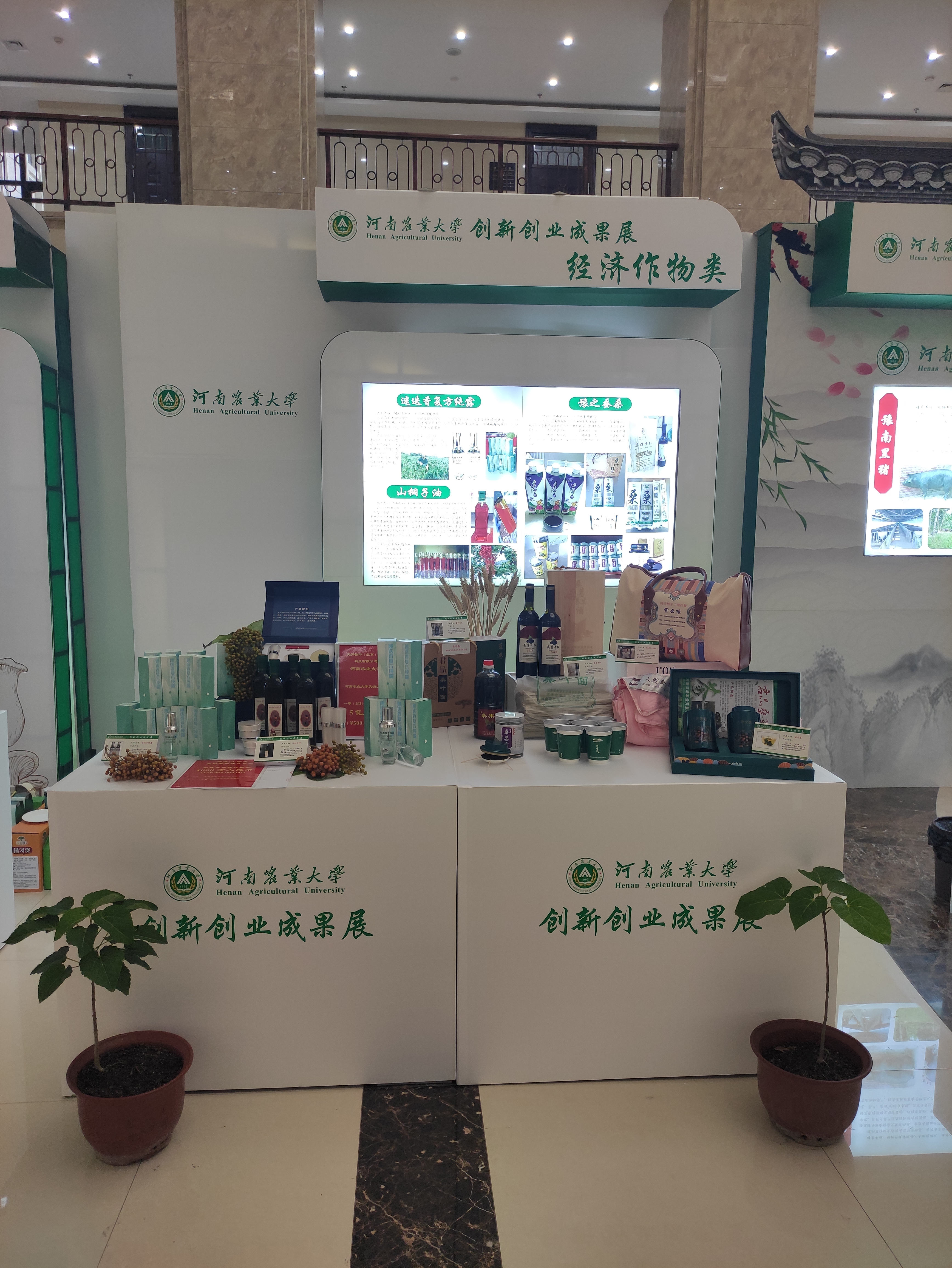 美食、彩妆、山桐子良种……河南农大创新创业成果展硬核来袭