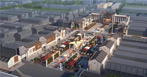 图3：国际纺客风情园（效果图）