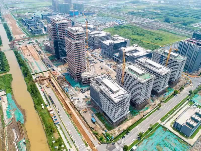 俯瞰江苏省产业技术研究院专业化研究所。南京江北新区供图