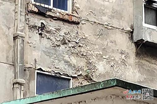 周阿姨家的房屋外墙