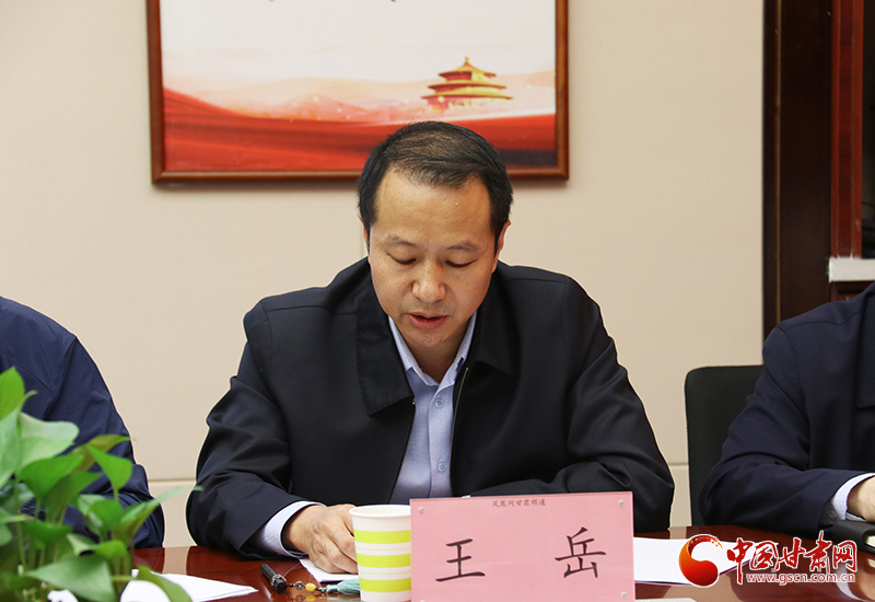 凤凰网甘肃频道负责人王岳发言