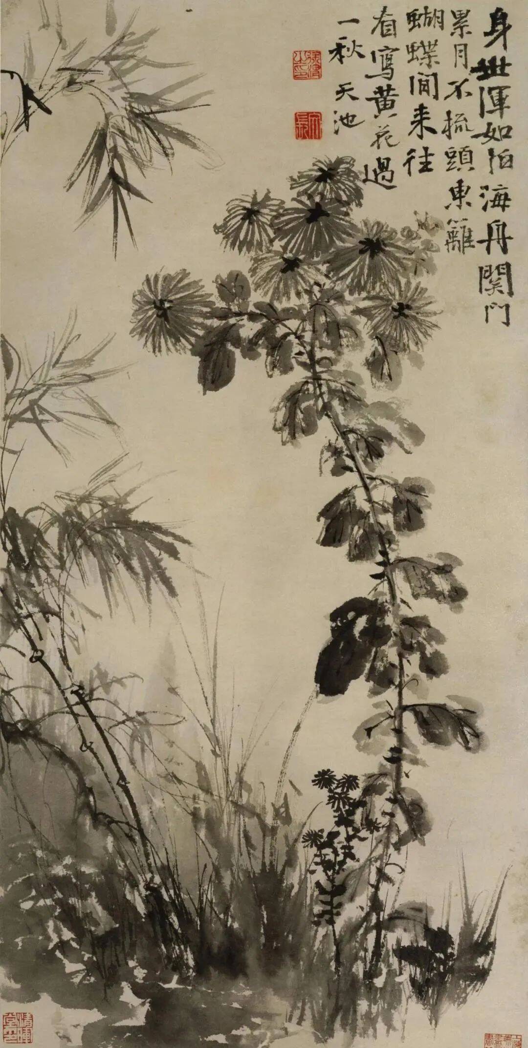 徐渭 竹子 徐渭酷爱竹子，一起欣赏下他的作品