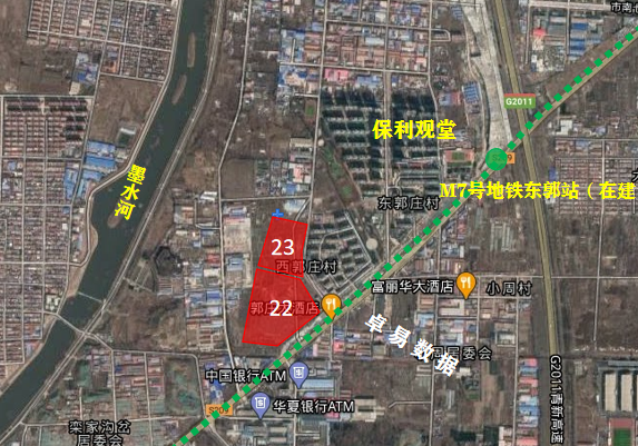 地块示意图 图片来源：卓易数据