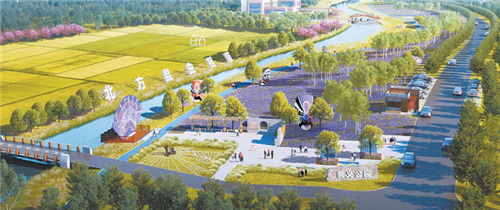 图4：孝义湿地十里义脉（效果图）