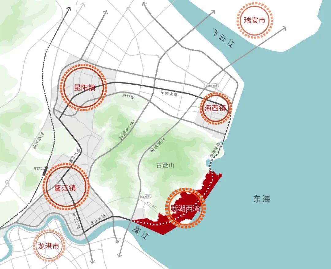 對於融匯山海江城天賦水岸資源的珍視,實則與樂清,瑞安濱海新區的發展