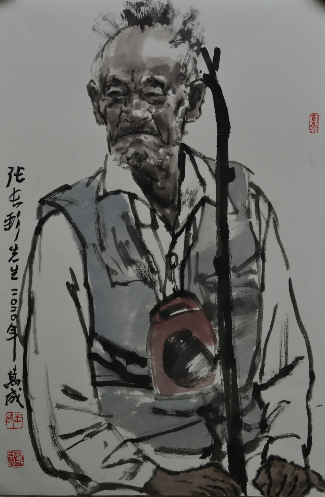 【甘南写生 - 8】 设色 纸本 60x45cm 2020年