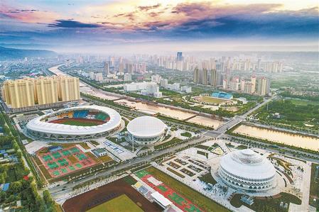 鸟瞰临夏市区 新甘肃&middot;甘肃日报 通讯员 毛天兵