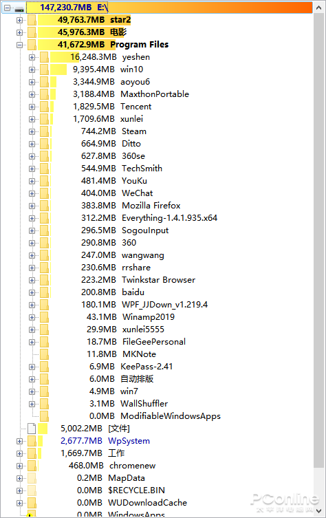 莫名其妙硬盘空间严重不足？教你快速揪出大文件