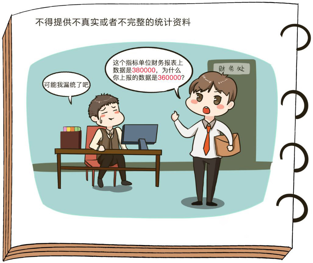 中国统计开放日丨漫画说法二十六个不得您不得不知道