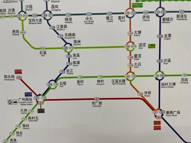 廣州地鐵上新多條線路1822號線首段有望月底通車