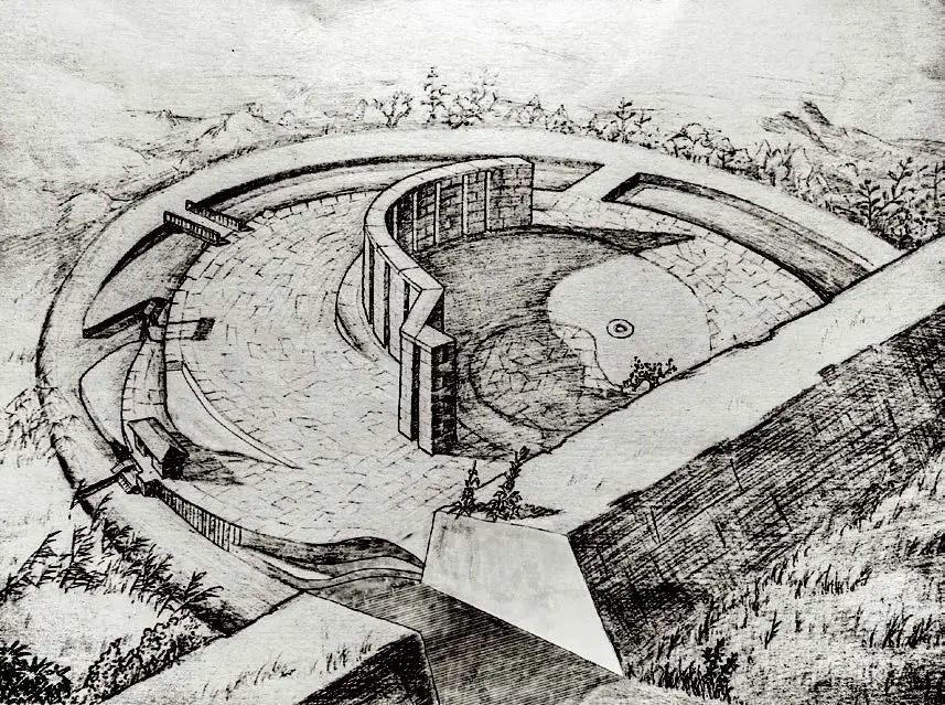 陶寺观象台复原图良渚池中寺遗址复原图想知道陶寺有着怎样超乎今人