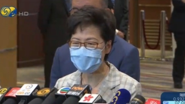 林郑月娥：香港选委会选举顺利举行 确保“一国两制”实践行稳致远