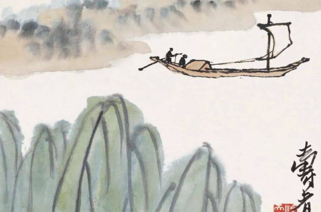 潘天寿的山水画