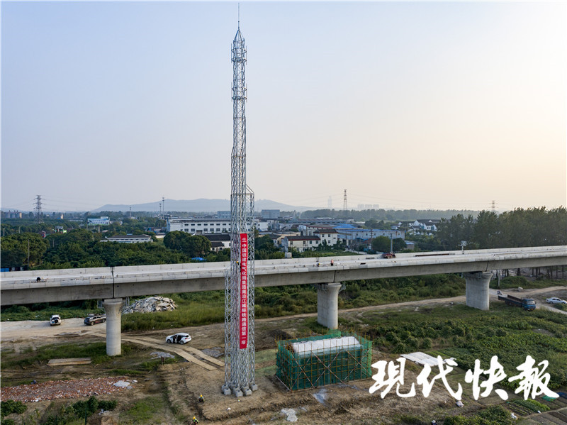 重点工程进行时南沿江城际铁路助推句容步入高铁时代