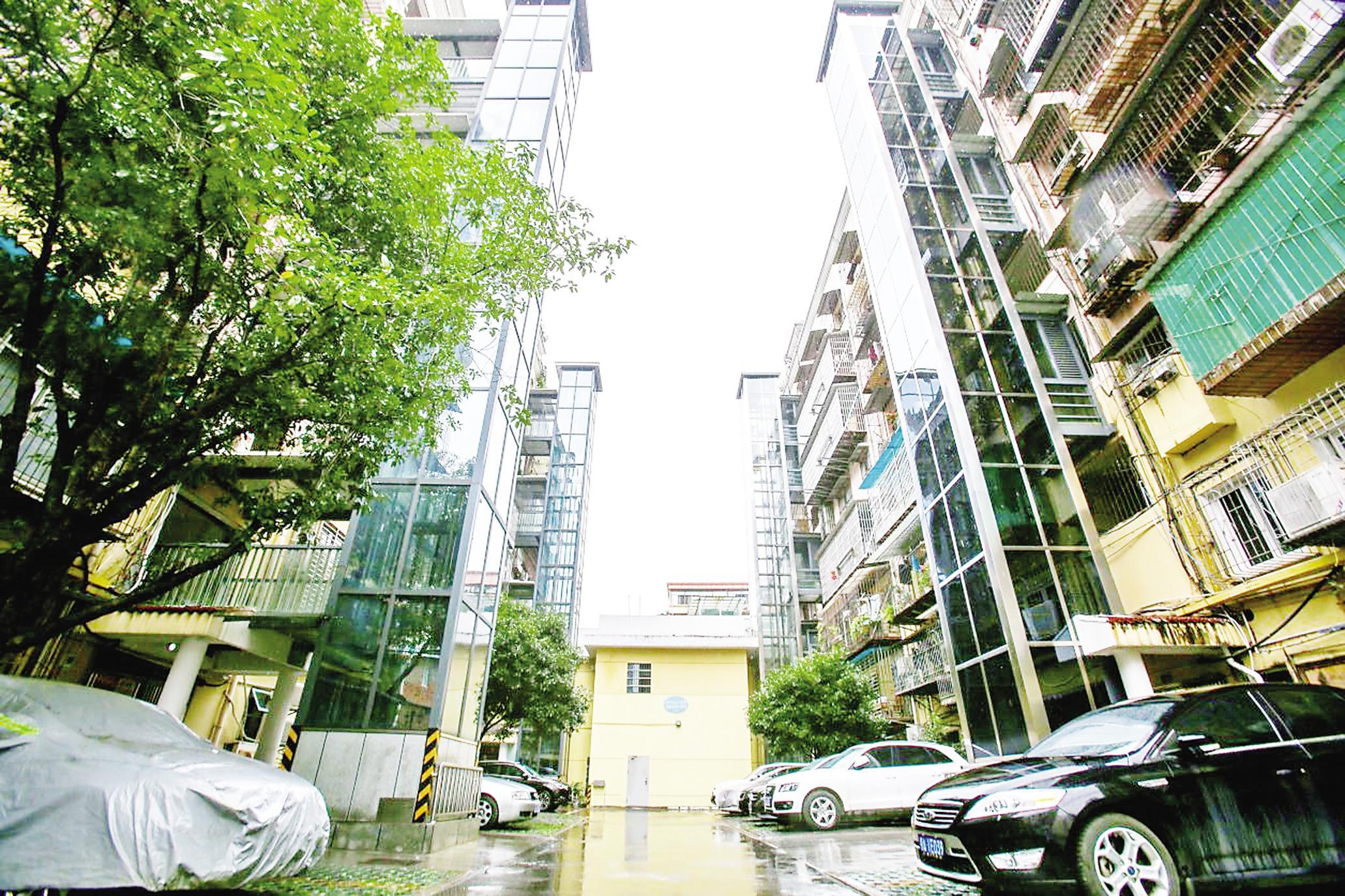 改造后的宜昌市嘉明花园小区。