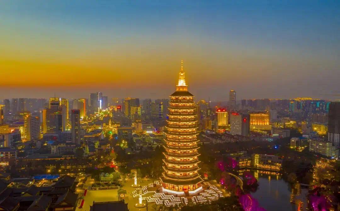 常州天宁宝塔夜景照明工程获国家级奖项