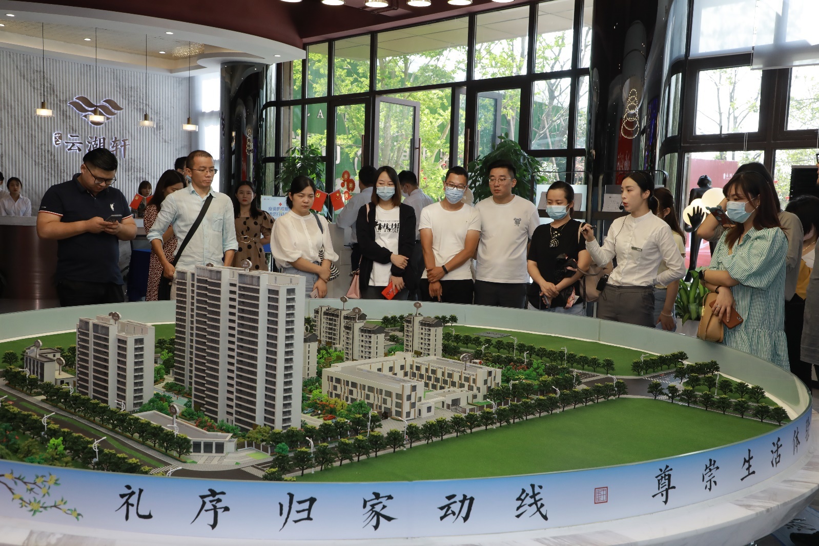 探盘合肥蜀山区纯新盘文一地产云湖轩64套洋房房源首开在即