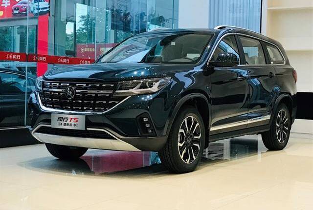 搭3种动力外观更年轻东风风行t5盛世款正式上市