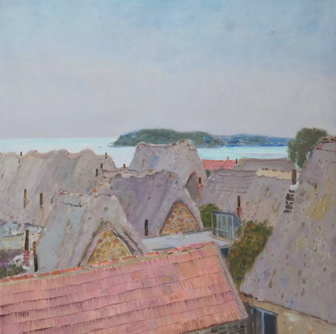 这里的黎明静悄悄 80x80cm 2015年