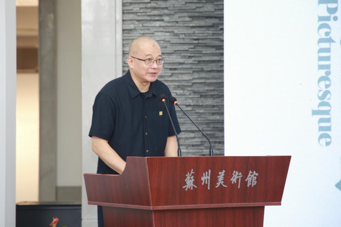 中国文联副主席、中国油画学会会长、学术委员会主任许江