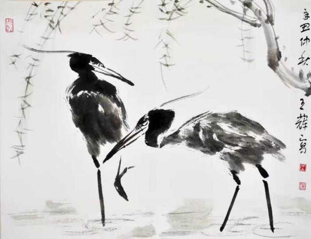 《鹭鸶图》 王辉 2021年9月