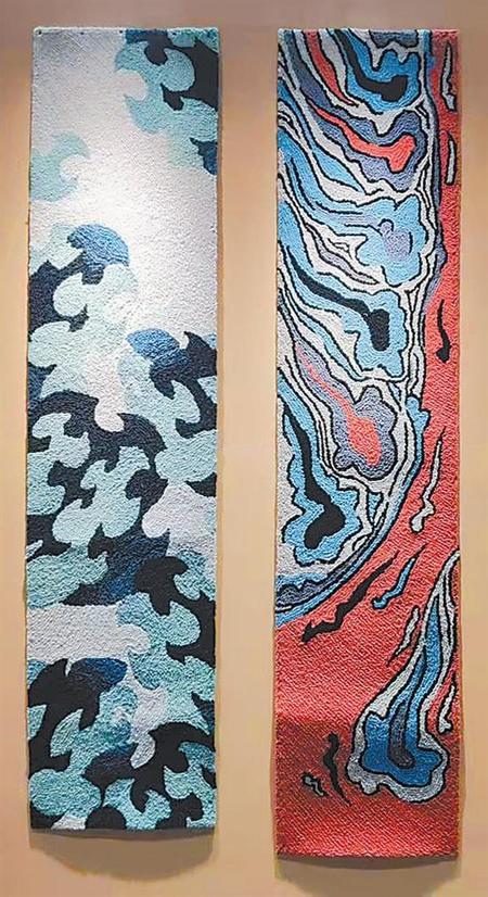 以敦煌壁画为灵感的挂毯设计 陈向京